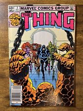 THE THING 3 NEWSSTAND JOHN BYRNE STORY MARVEL COMICS 1983 VINTAGE picture