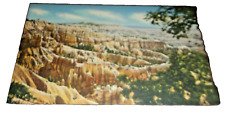 1940's UNION PACIFIC ZION BRYCE CANYON UNUSED LINEN COMPANY POST CARD A picture