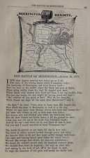 1860 Illustrated Poem The Battle of Bennington picture