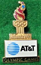 1996 Olympics Atlanta - AT&T- MEDIA Flame Pin picture