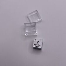 1cm Vanadium Cube 99.9% Pure Density Vanadium Metal Element Collection Hobby picture