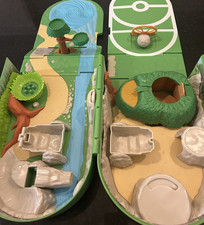 Vintage Pokémon Tomy Fold-Out Playset Battle Arena Forest Water Scene 1990s picture