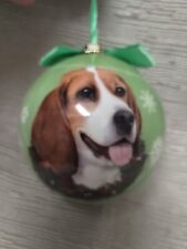 New beagle christmas ornament, Shatterproof  E&S  picture