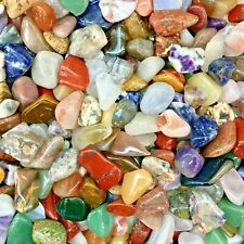 1/4 lb Colorful Natural Gemstone Tumbled Mix Small Bulk Gems Rocks picture