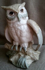 Vintage ALDON Accessories 1974 NYC Owl Porcelain Bird Figurine picture
