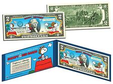 PEANUTS *SNOOPY vs. RED BARON* Legal Tender U.S. $2 Bill *OFFICIALLY LICENSED* picture