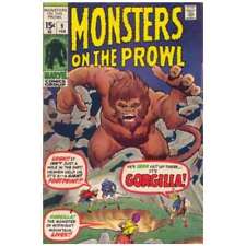 Monsters on the Prowl #9 in VG minus cond. Marvel comics [y{(cover detached) picture
