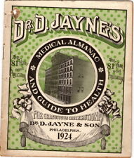 Antique 1924 Dr. J. Jayne's Medical Almanac and Guide To Health, C. J. Miller picture