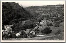 c1940s RICHARDSON SPRINGS California RPPC Postcard Bird's-Eye View Eastman Photo picture