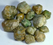 325 GM Faceted Ultra Rare Rough GREEN GARNET Crystals Lot From Pakistan picture
