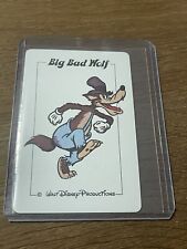 Authentic Rare Vintage Walt Disney Productions “The Old Witch” Big Bad Wolf Card picture