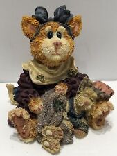 Boyds Bears Purrstone Cat Maddie Purrkins with Puddytat Cat Nap #371001 Figure picture