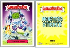 2017 Topps Garbage Pail Kids GPK Series 1 Adam Geddon Card Tommy Tech picture