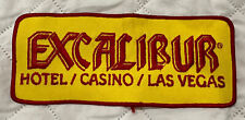 EXCALIBUR Hotel Casino Las Vegas Iron On Patch Large 8 by 3 1/4 Inches picture