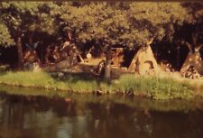 Disneyland Rivers of America Indian Village Teepees 1978 35mm Slide Photo picture