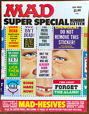 MAD MAGAZINE Special 16 w/ Mad-hesives Stickers  Fine Plus 6.5 -  1975 picture