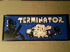 Terminator 1 office poster/Place card signed. Original from the production  See picture