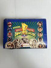 Merlin Mighty Morphin Power Rangers Sticker 50 Pack Box 1994 picture