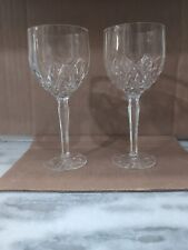 Two Marquis By Waterford 8 1/2 Tall Crystal Goblets  picture