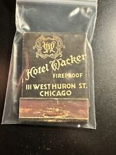 MATCHBOOK - HOTEL WACKER - CHICAGO, IL - UNSTRUCK picture