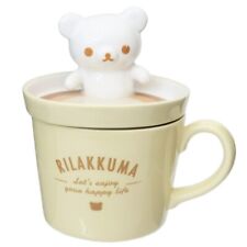 San-X Japan 2022 Kawaii Ceramic Rilakkuma Pottery Series Latte Art Mug NEW picture