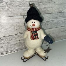 Snowman Christmas  Decor Ice Skates picture