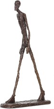 Bronze Giacometti's Walking Man Statue Famous Abstract 10"H,  picture