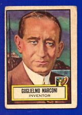 GUGLIELMO MARCONI 1952 TOPPS LOOK 'N SEE #69 GOOD picture