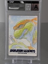 Animation Legends 1/1 Sketch Card Michelangelo Teenage Mutant Ninja Turtles IQ picture