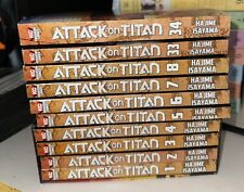 Attack on Titan Manga, Volumes 1-8, 33 & 34 picture