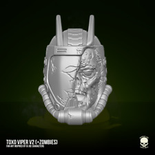 Cobra Toxo Zombie v3 custom head for GI Joe Classified and other action figures picture