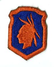 98th Infantry Division White Back Patch WWII Vintage The Pacific Theater picture