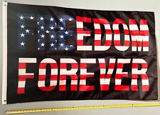 DONALD TRUMP FLAG FREE USA SHIP Freedom Forever BUSA Desantis Army USA Sign 3x5' picture
