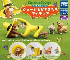 Curious George George and friends figures complete set of 3 types picture