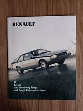 Vintage Renault 18i Dealership Advertising Brochure picture