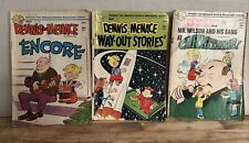 1973 Dennis The Menace Comic Book Lot Of 3 Encore Way Out Stories Christmas  picture