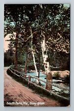South Paris Maine, Stoney Brook, Vintage Postcard picture