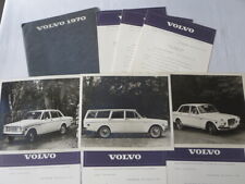 1970 Volvo Press Kit Brochure with Photos 144 145 Station Wagon 164 picture