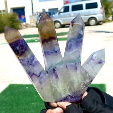 1.57LB Natural colour Fluorite Crystal obelisk crystal wand healing picture