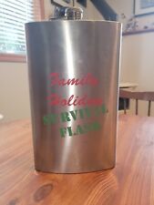 64 Oz Family Holiday Survival Flask. Stainless Steel. A Must Have For Holiday... picture