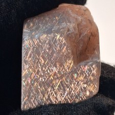 Polished Rainbow Lattice Sunstone Tanzania Crystal Specimen 8g R050 picture