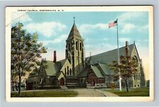 Portsmouth NH, Christ Church, New Hampshire Vintage Postcard picture