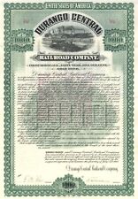Durango Central Railroad Co. - dated 1902 $1,000 50 Year 5% Mexico Uncanceled Go picture
