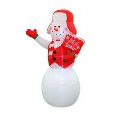 8ft Inflatable Snowman picture