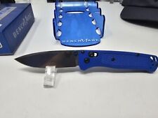 BENCHMADE 535 Bugout Knife Blue Folding RARE Collectible Grivory Handle picture