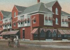 c1910s US Post Office Braeburn Hotel Guilford Maine horse carriage postcard E649 picture