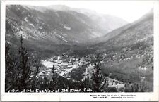 RPPC Aerial View, St. Elmo, Colorado- 1959 Posted Photo Postcard - Ghost Town picture