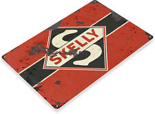 Skelly Gas Logo Garage Service Motor Oil Retro Rustic Wall Decor Metal Tin Sign picture