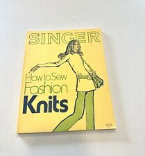 Singer How to Sew Fashion Knits 1972 Judy Lawrence Singer Company Book picture