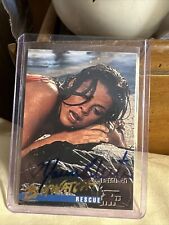 1995 Baywatch Rescue Autographed Card #45 Yasmine Bleeth picture
